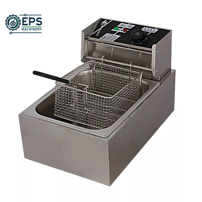 Knopfsteuerung Edelstahl-Tisch-Fryer für das Kochen