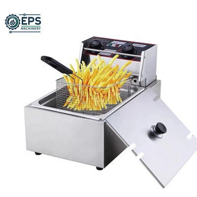 Gewerblicher elektrischer Tiefbrater für Energie-Restaurant-Kocherei 405X241X204mm