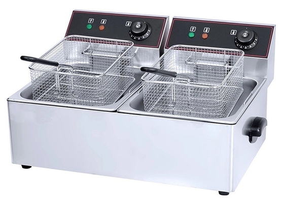 Paketgröße 52,00cm * 30,50cm * 29,50cm Gewerblicher Frittier mit Ölfiltrationssystem