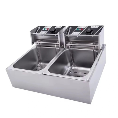 Paketgröße 52,00cm * 30,50cm * 29,50cm Gewerblicher Frittier mit Ölfiltrationssystem