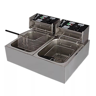 Paketgröße 52,00cm * 30,50cm * 29,50cm Gewerblicher Frittier mit Ölfiltrationssystem