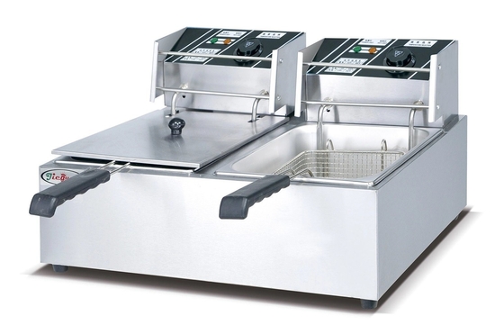 Paketgröße 52,00cm * 30,50cm * 29,50cm Gewerblicher Frittier mit Ölfiltrationssystem