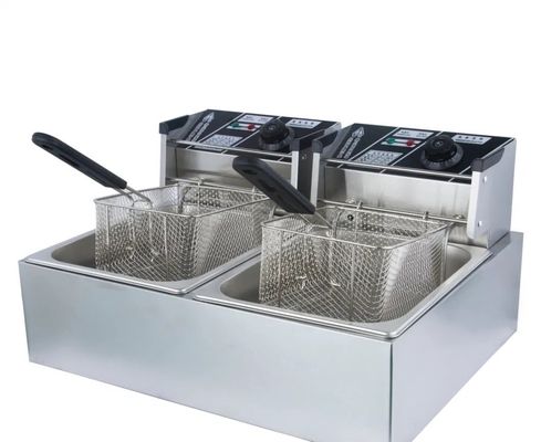 Maschine zur großer Nahrungsmittelproduktion 405X241X204mm Industrielle Fritteuse für gewerbliche Zwecke
