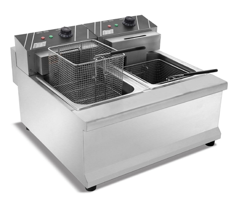 Kochmaschine mit elektrischem Tiefbrenner