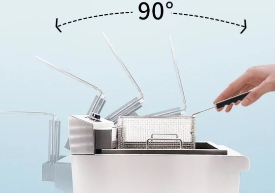 Kochmaschine mit elektrischem Tiefbrenner