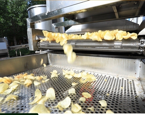 Wärmeverarbeitung Hochkapazität Elektrische Kartoffelchipsmaschine für die individuelle Produktion
