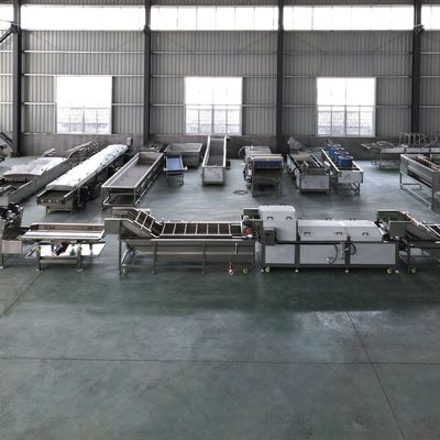 Automatische Obst- und Gemüseverarbeitungsmaschine für die Produktion mit Kapazität von 1500 kg/h