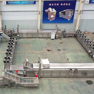 Vollautomatische Kartoffelchipsverarbeitungsmaschine mit 500 kg Kapazität und Produktion