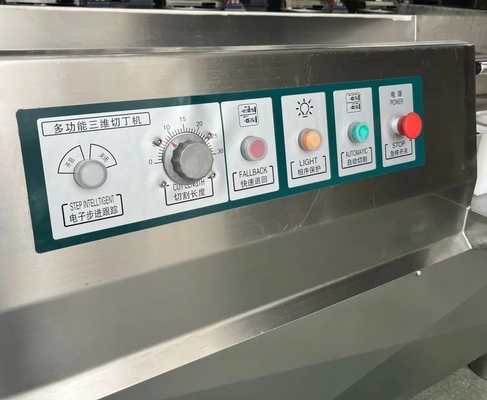 Würfelgröße 14 Edelstahl gefrorenes Schweinefleisch Würfelmaschine