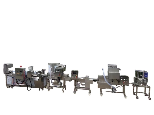 Automatische Maschine zur Herstellung von Burgern und Chicken Nuggets
