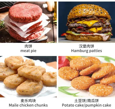 Automatische Fischfingerburger-Patti-Verarbeitungslinie mit 380V Spannung und Fleischmühle