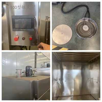 Hauptmotor Größe mm 1700*1150*1870 Rauchhaus Wurst Fleisch Huhn Ente Spannung 110-380V