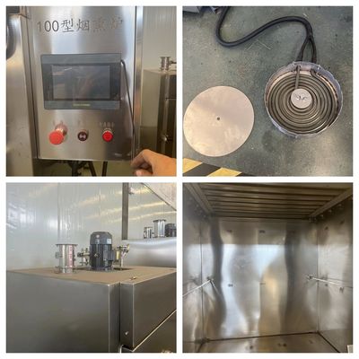 50kg / 100kg / 200kg Automatisches Fleisch-Fisch-Wurst-Rauchhaus für Ihre Herstellung
