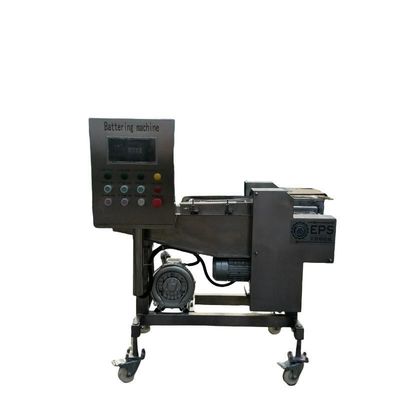 Maßgeschneiderte Tempura Dipping Battering Coating Machine für Fleisch Meeresfrüchte und Gemüse