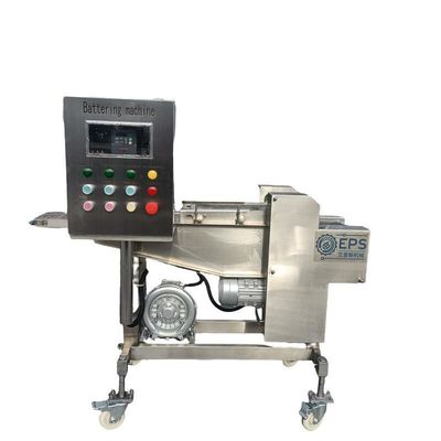 Maßgeschneiderte Tempura Dipping Battering Coating Machine für Fleisch Meeresfrüchte und Gemüse