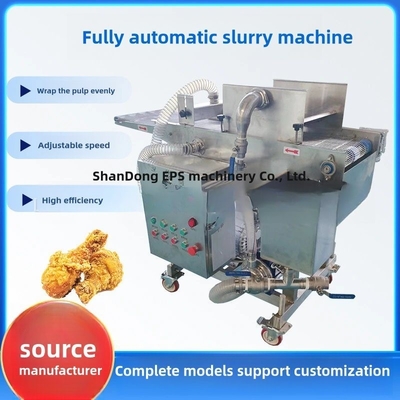 Automatische Beschichtungsmaschine für Burger Patty/Hühnernuggets/Garnelen/Fisch/Meeresfrüchte