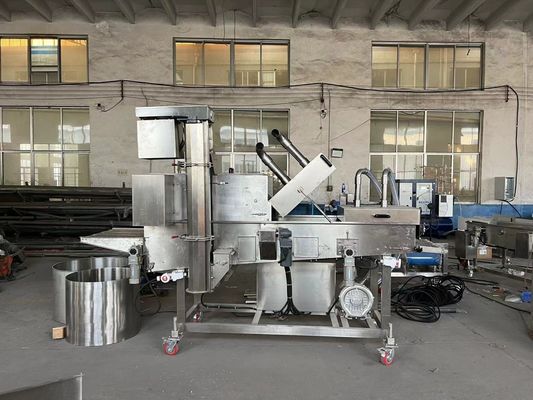 Maßgeschneiderte Fleischmahlmaschine für Knuspriges Huhn Nugget Flouring Machine Produktionslinie