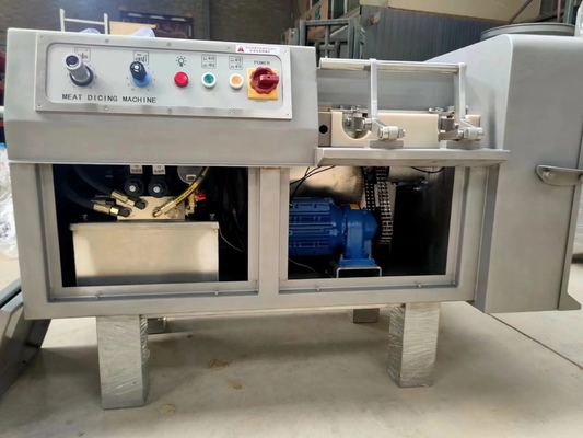 Individuelle 3kw Elektro-Rindfleisch-Dicer für Schwerlast-Industrielle Tiefkühl-Fleisch-Schneidemaschine