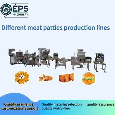 Meat Grinder Mini Burger Verarbeitung Line kundenspezifisches Design und Produktion