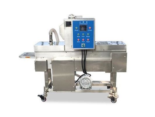 Maßgeschneiderte 380V Fisch Nugget Culet Flouring Machine Preduster für innerhalb Ihrer Bedürfnisse