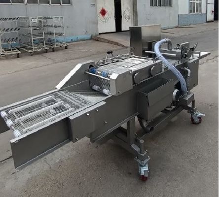 380V Spannung Fleischkugel Stärke Zwiebelringe Batter Beschichtung Maschine für die thermische Verarbeitung