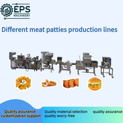 Anpassbare Spannung Vollautomatik Rindfleisch Hamburger Patty Produktion und Formierung Linie