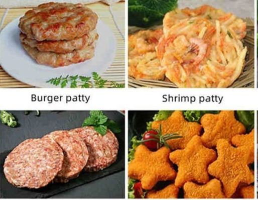 380V Wärmeverarbeitung Burger und Kartoffel Patty Machinerie für die Ausgabe
