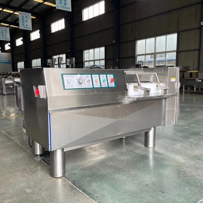 Maschine zum Schneiden von gefrorenen Schweinefleischwürfeln aus Edelstahl Maschine zum Schneiden von Schnitten mit 3 kW Leistung