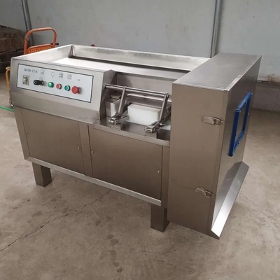 Profi-Automatische Entenfleisch-Chopper Dicer-Schneider für gefrorene Fisch-Fleisch-Würfel-Schneider