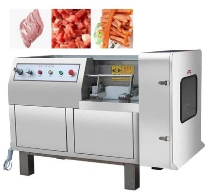 Tiefkühlmaschine für gefrorenes Fleisch Cuber 21mm Fleischwürfel Schneidemaschine 3kw Rindfleisch Dicer Maschine