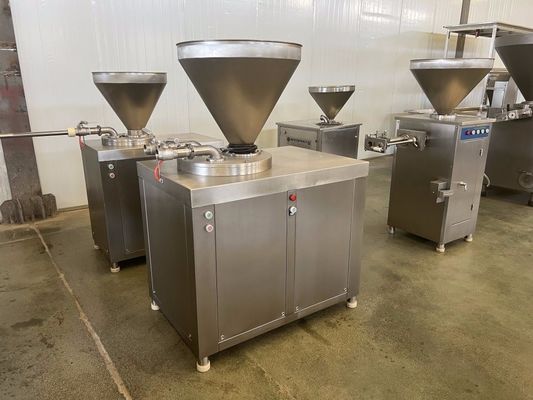 Einfache Wartung Würstchenverpackungsmaschine mit 60L Hopper Volumen Funktion Würstchen