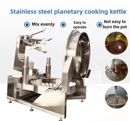 Kommerzielle automatische Tomaten-Eier-Koch-Kessel-Mischmaschine Biryani-Kochmaschine mit CE-Zertifikat
