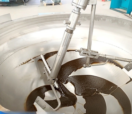 Industrielle Induktionstopf-Mischmaschine für das Kochen mit Mandelbeschichtung