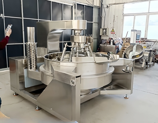 1200*900*900 Automatische Vakuum-Horizontale Dampfjacke Heizung Marmelade Bohnenpaste Kochmischer