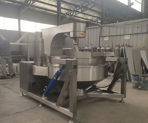 1200*900*900 Automatische Vakuum-Horizontale Dampfjacke Heizung Marmelade Bohnenpaste Kochmischer