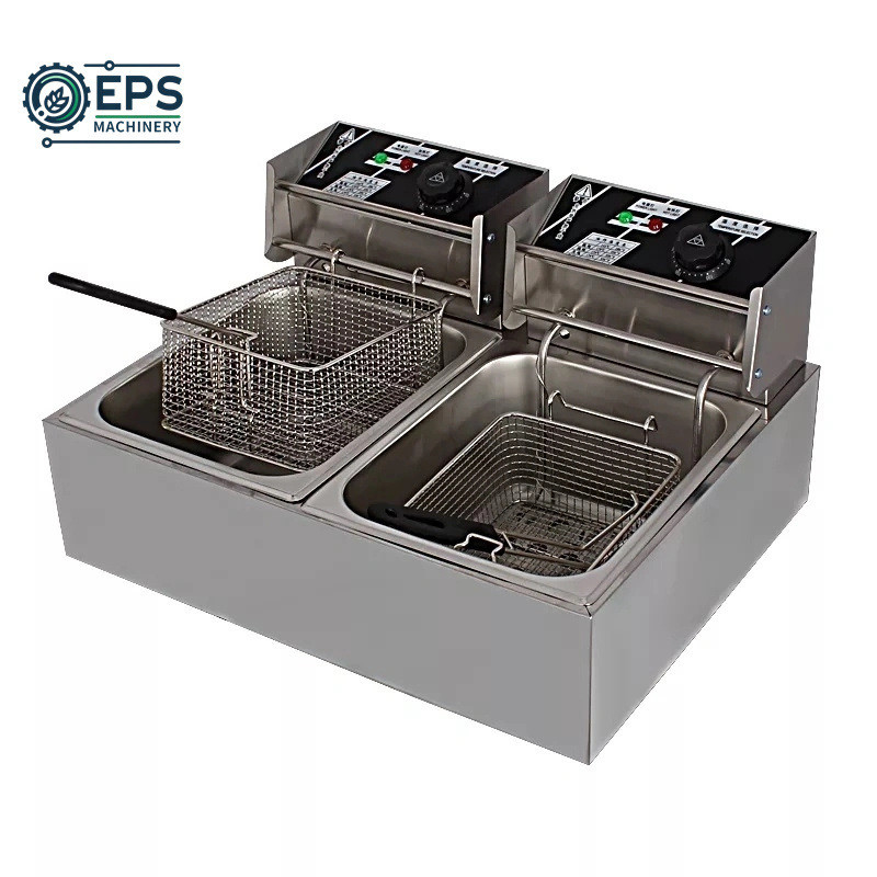 Maschine zur großer Nahrungsmittelproduktion 405X241X204mm Industrielle Fritteuse für gewerbliche Zwecke