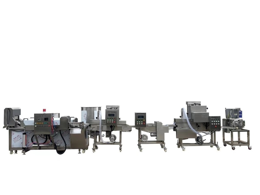 380V-Produktionslinie für Spannungsburger und Fleischverarbeitungslinie mit Fleischmahlmaschine