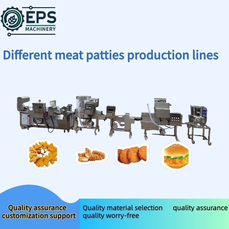 Anpassbare Spannung Vollautomatik Rindfleisch Hamburger Patty Produktion und Formierung Linie