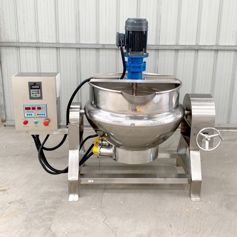 200L kommerzielle Fruchtmarmelade elektrische Kochtopf mit individueller Spannung und Rührgerät