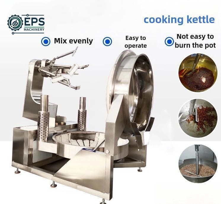 380V 1200*900*900 Toffee Sauce Kocher Mischer Nahrungsmittelverarbeitung Agitator Kocher Gasheizung