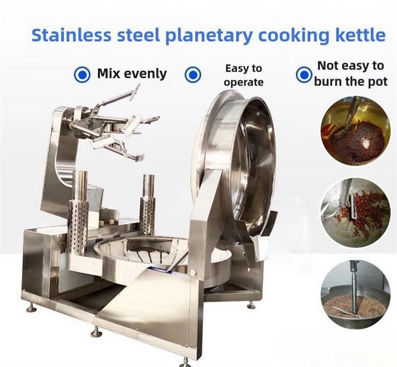 Kostenlose Ersatzteile Industriegas Halwa Mysore Pak Süßigkeiten Kochen Mixer Kocher Kessel